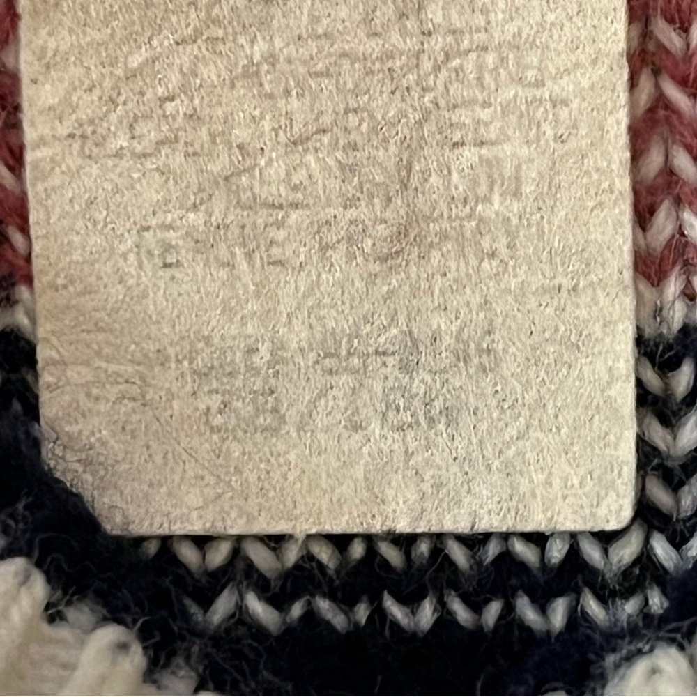 Vtg CAPE COD Sportswear TOWN & COUNTRY Fair Isle Sweater Womens Sz 18 Pink Gray - Picture 7 of 12
